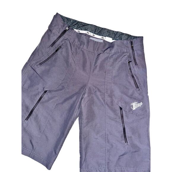 Fox‎ Racing Women's 12" Diva Shorts Adjustable Waist Dark Gray Size L - Picture 2 of 8